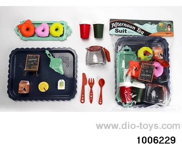Tea tableware pastry and dessert series in PP bag with header