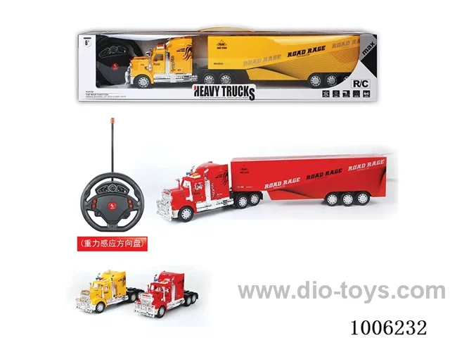 CONTAINER TRUCK IN WINDOW BOX