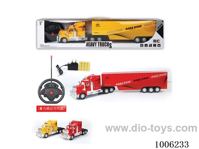 CONTAINER TRUCK IN WINDOW BOX