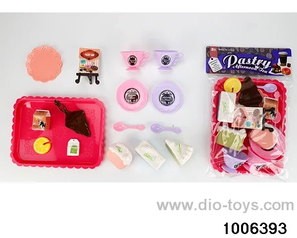 Tea tableware pastry and dessert series in PP bag with header