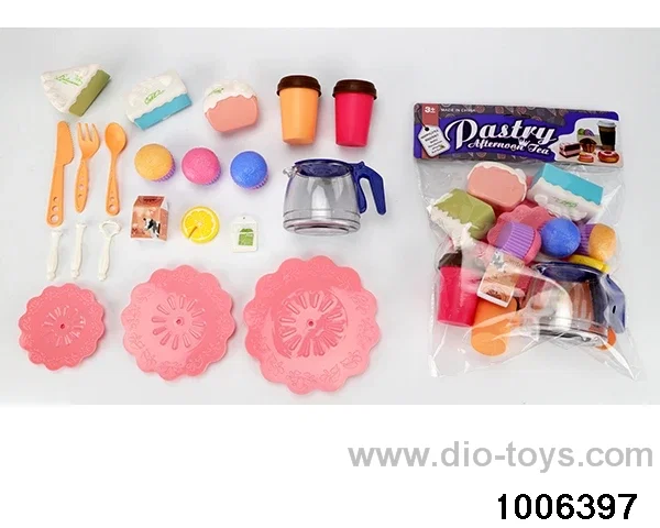 Tea tableware pastry and dessert series in PP bag with header