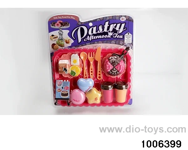 Tea tableware pastry and dessert series in PP bag with header