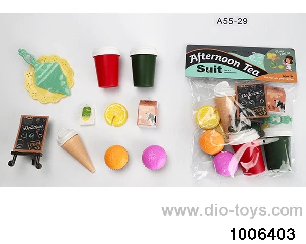 Tea tableware pastry and dessert series in PP bag with header