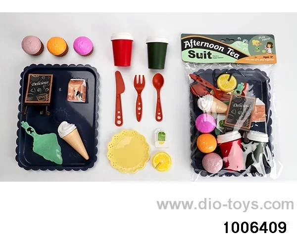 Tea tableware pastry and dessert series in PP bag with header