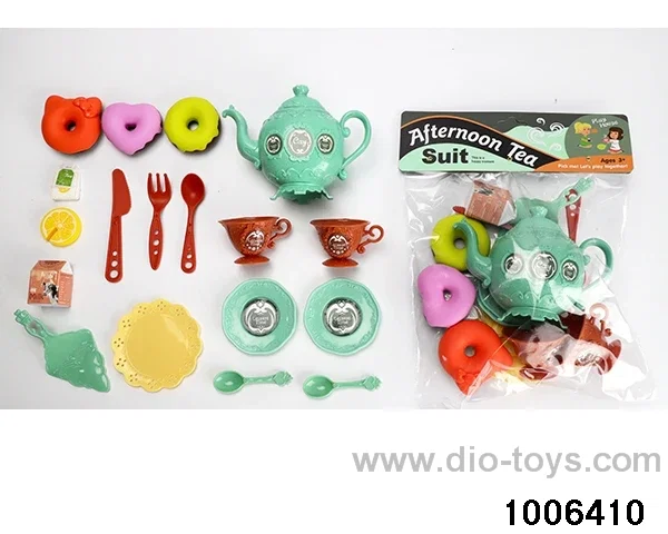 Tea tableware pastry and dessert series in PP bag with header