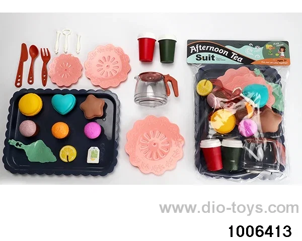 Tea tableware pastry and dessert series in PP bag with header