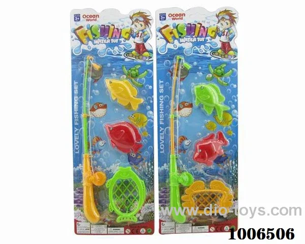 fishing toys set 2 sets mixed loading in Blister card