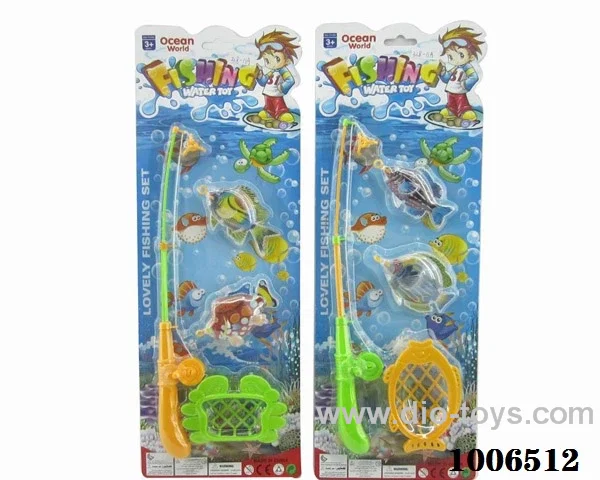 fishing toys set 2 sets mixed loading in Blister card