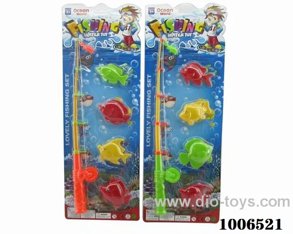 fishing toys set 2 sets mixed loading in Blister card