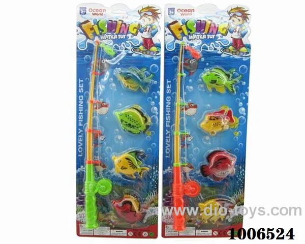 fishing toys set 2 sets mixed loading in Blister card