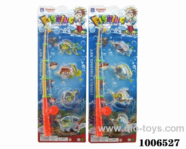 fishing toys set 2 sets mixed loading in Blister card