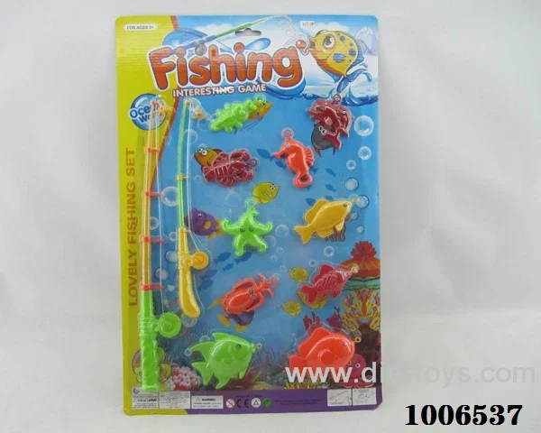 fishing toys set in Blister