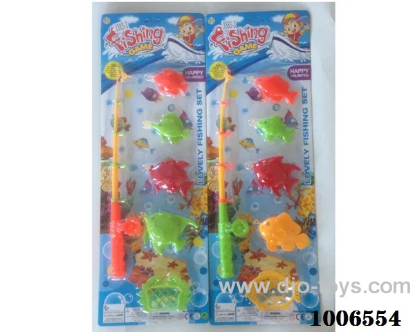 fishing toys set 2 sets mixed loading in Blister