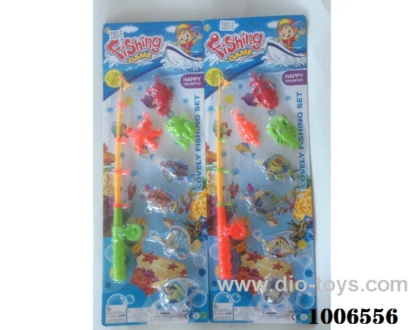 fishing toys set 2 sets mixed loading in Blister
