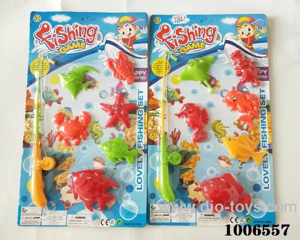 fishing toys set 2 sets mixed loading in Blister