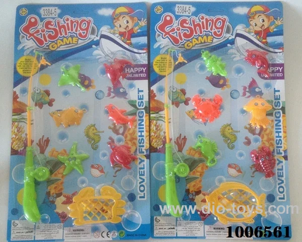 fishing toys set in Blister