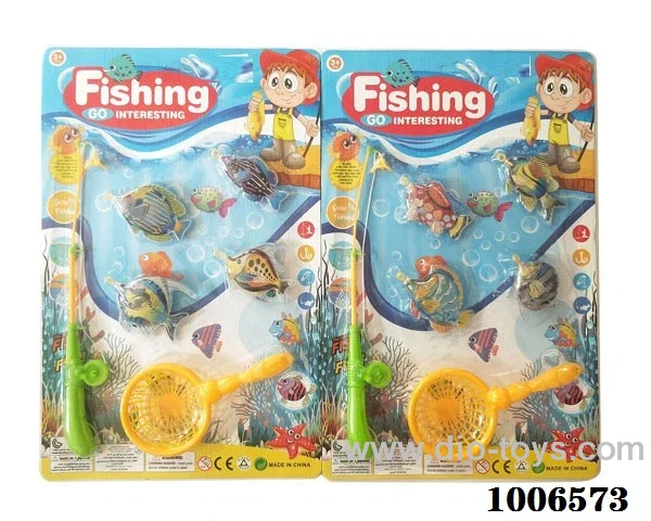 fishing toys set 2 sets mixed loading in Blister