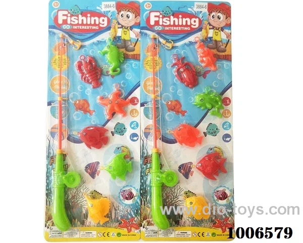 fishing toys set 2 sets mixed loading in Blister