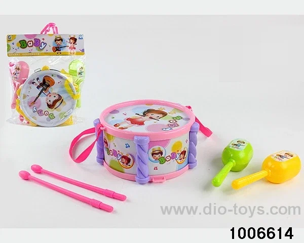 BABY DRUM SET IN PVC HANG BAG