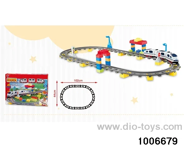 Electric rail car 69PCS in window box