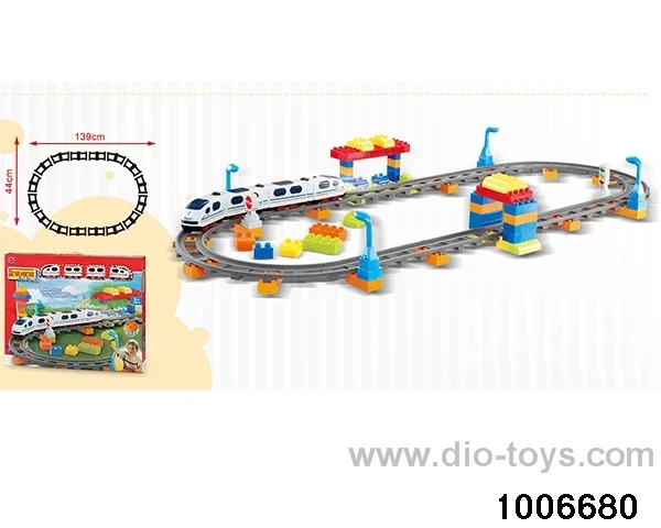 Electric rail car 99PCS in window box