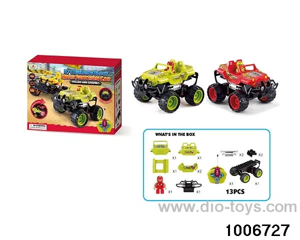 Building block RC vehicle (model AB) 13PCS in color box