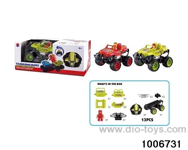 2.4G 4ch RC car building block in window box