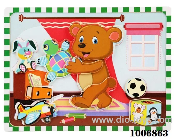 puzzle toys  in  Plastic film