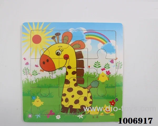 10 pcs Educational puzzle in Plastic film