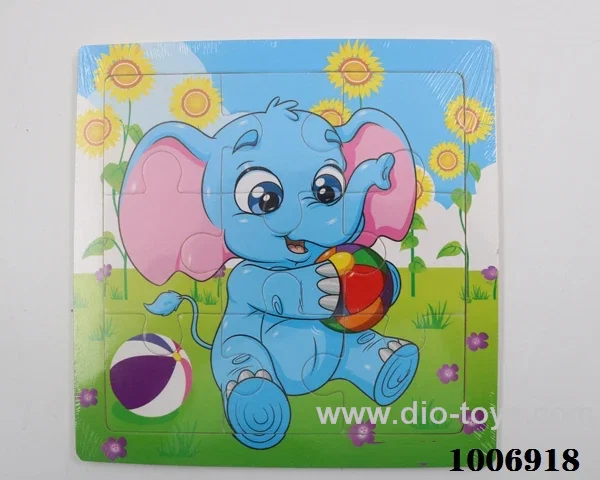 11 pcs Educational puzzle in Plastic film