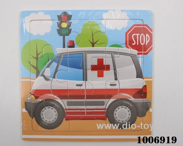 12 pcs Educational puzzle in Plastic film