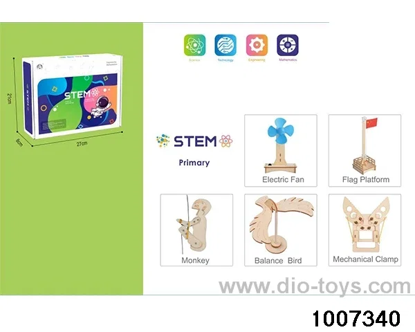 Wooden toys in color box