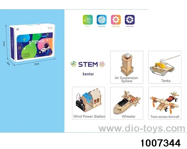 Wooden toys in color box