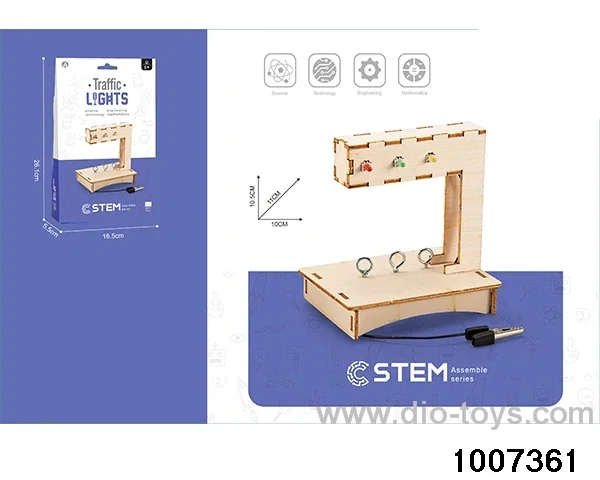 Wooden toys in color box