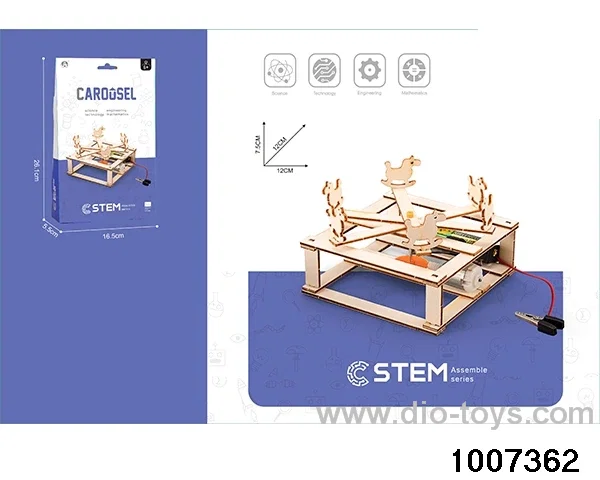 Wooden toys in color box