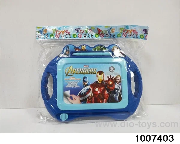 Children's magnetic fun drawing board (Avenger alliance) in opp bag