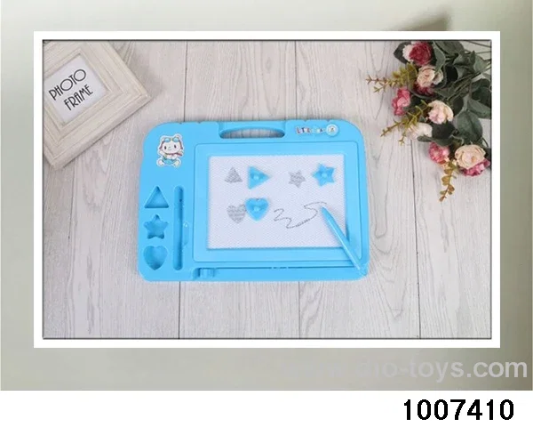 Seal Magnetic Drawing Board Writing Board Pink Blue Yellow Red in opp bag