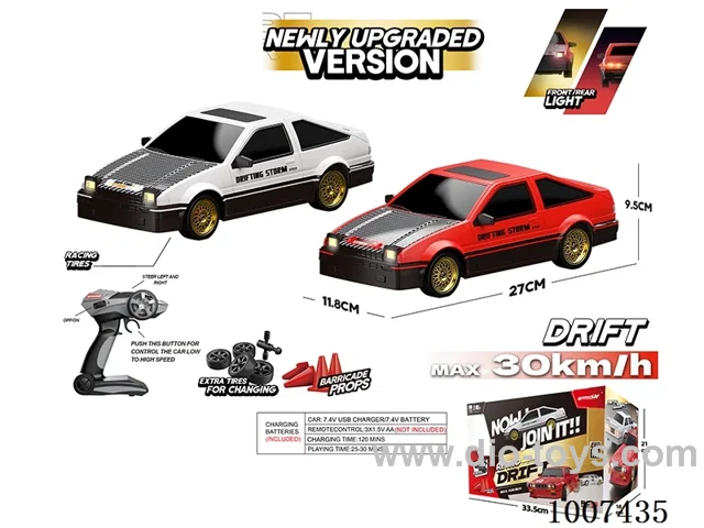 1:16 2.4G RC car with light in window box