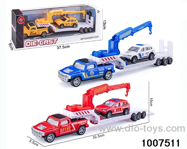 ALLOY PULL BACK TRUCK IN IWNDOW BOX