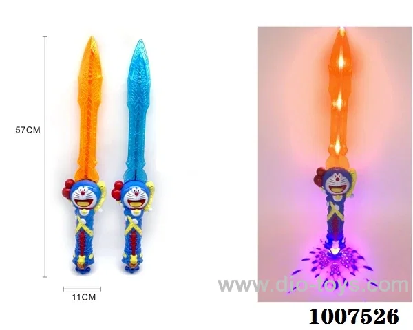 Glowing sword  with  light & music 2 color mixed loading in opp bag