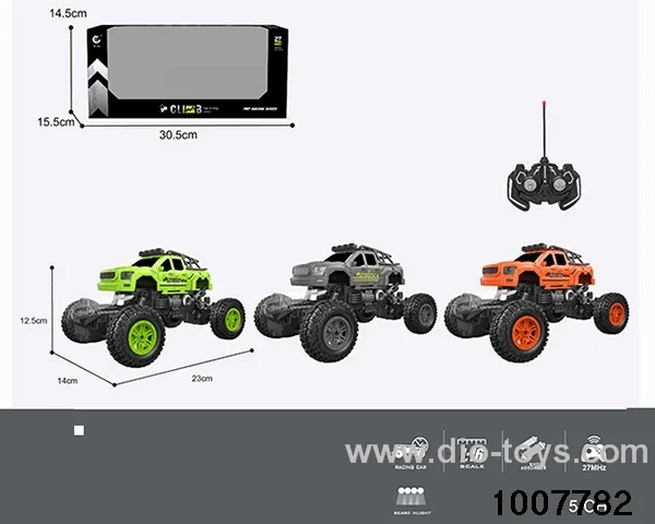 1:16 27MHz 5CH RC CAR WITH SEARCHLIGHT/WITH AUTOMATIC PRESENTATION FEATURE(WITHOUT ELECTRICITY) IN WINDOW BOX