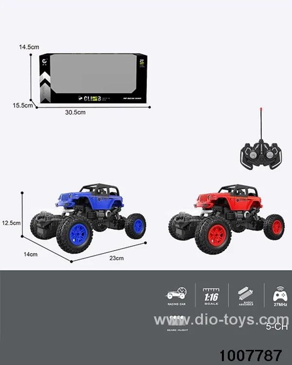 1:16 27MHz 5CH RC CAR WITH SEARCHLIGHT/WITH AUTOMATIC PRESENTATION FEATURE(WITHOUT ELECTRICITY) IN WINDOW BOX