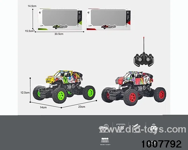 1:16 27MHz 5CH RC CAR WITH SEARCHLIGHT/WITH AUTOMATIC PRESENTATION FEATURE(WITHOUT ELECTRICITY) IN WINDOW BOX