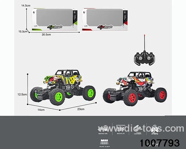 1:16 27MHz 5CH RC CAR WITH SEARCHLIGHT/WITH AUTOMATIC PRESENTATION FEATURE(WITHOUT ELECTRICITY) IN WINDOW BOX