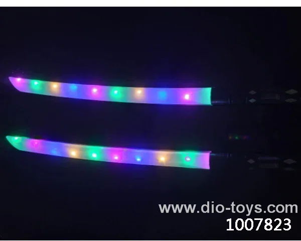 Glowing knife  with  light & music in opp bag