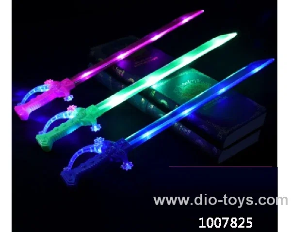 Glowing knife  with  light & music in opp bag
