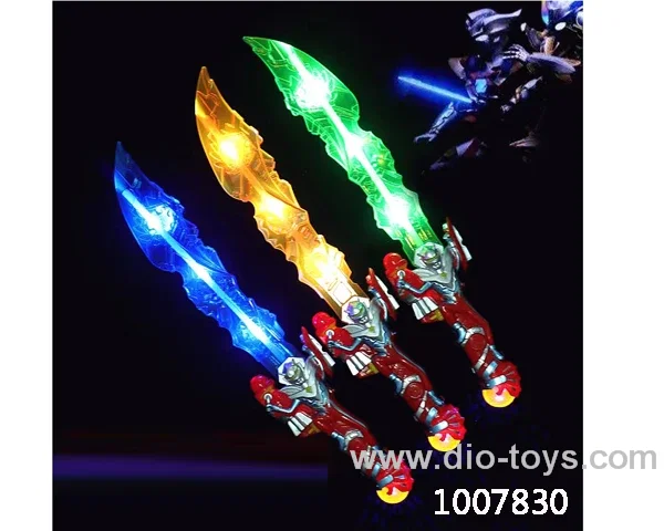 Glowing knife  with  light & music in opp bag