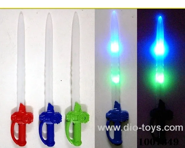 52cm Glowing knife  with  light & music 3 color mixed loading in opp bag