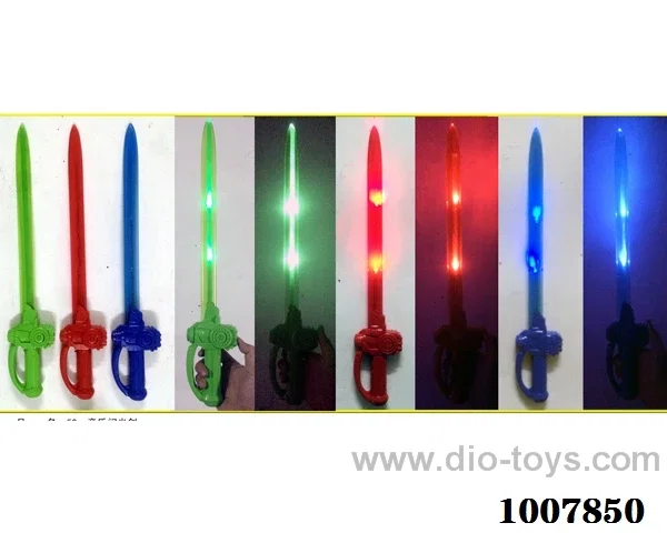 52cm Glowing knife  with  light & music 3 color mixed loading in opp bag