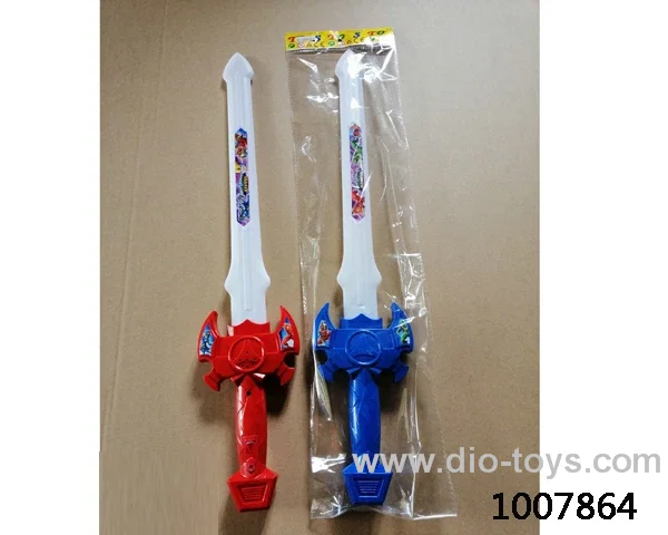 Glowing sword  with  light  in opp bag